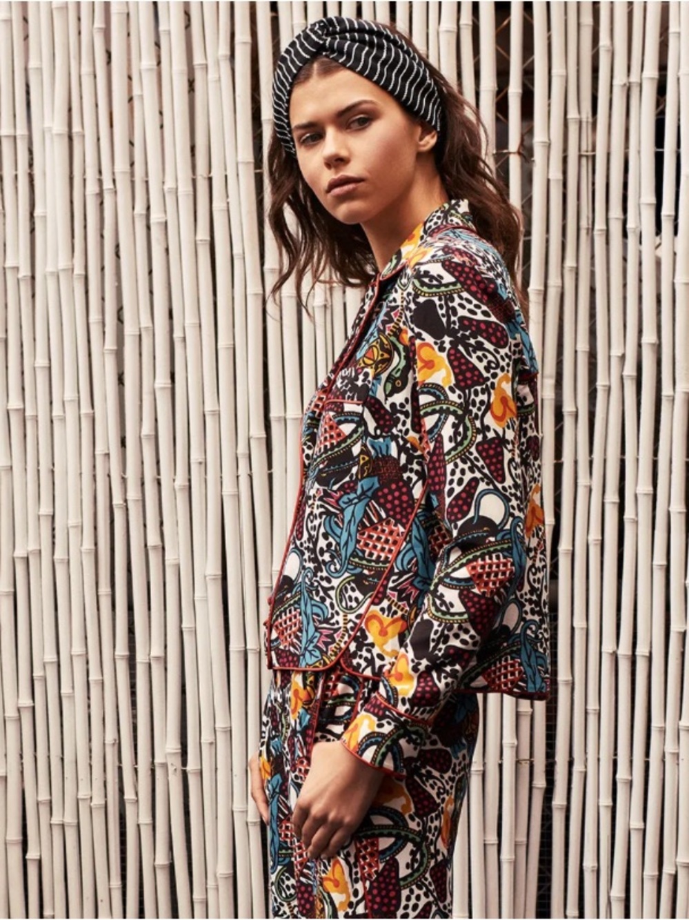 Veronica Beard Penelope Pajama
Blouse in Multi Size 6